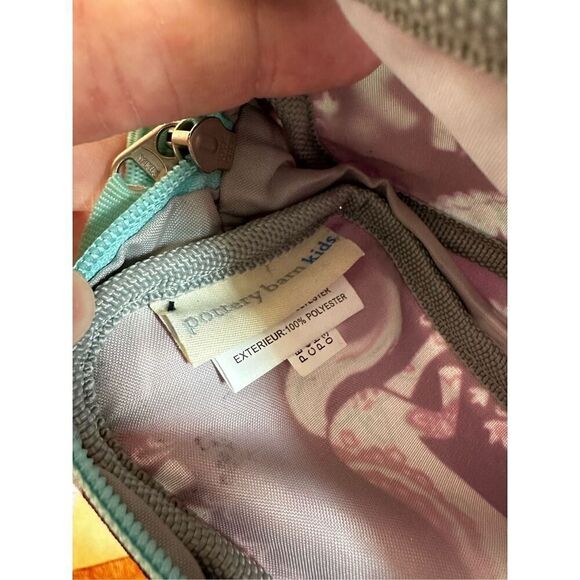 Pottery Barn PB Kids Mackenzie Purple Unicorn School Pencil Pouch - Picture 7 of 8